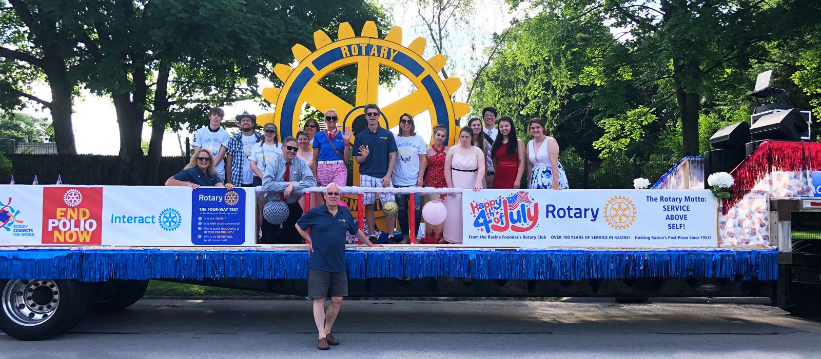 Racine Rotary 4th of July Float